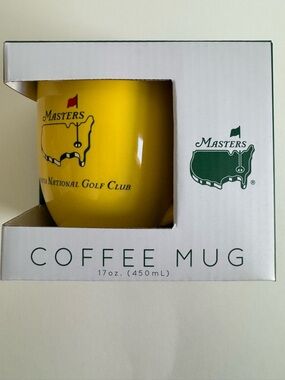 Masters 2026 Yellow Ceramic Coffee Mug
